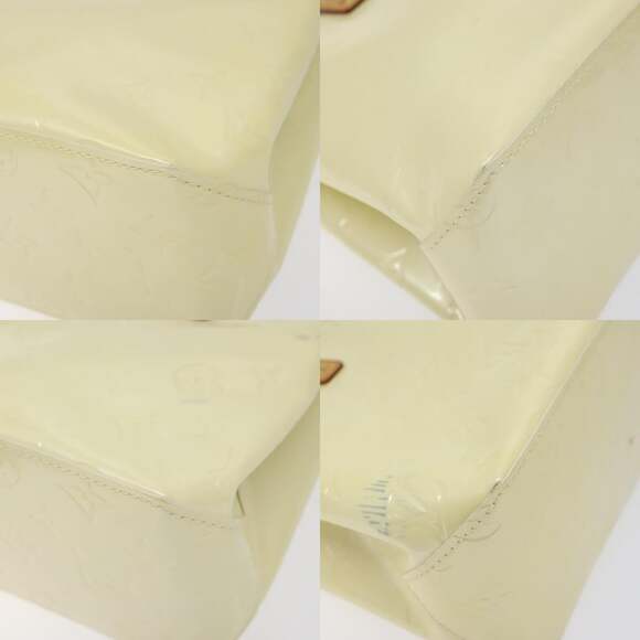 LOUIS VUITTON Monogram Vernis Reade PM Hand Bag Perle M91336 - Picture 10 of 12